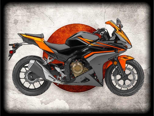 nášivka HONDA CBR 500R