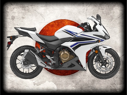 nášivka HONDA CBR 500R II