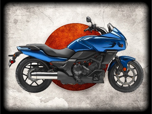 nášivka HONDA CTX700T Ovál