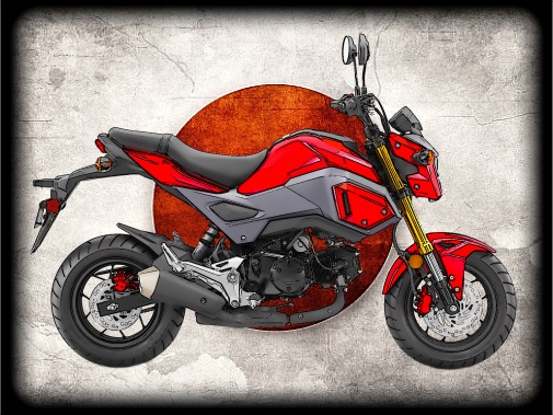 nášivka HONDA GROM