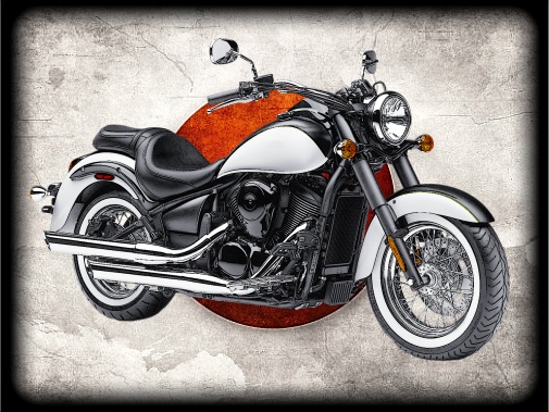 nášivka KAWASAKI  VULCAN II