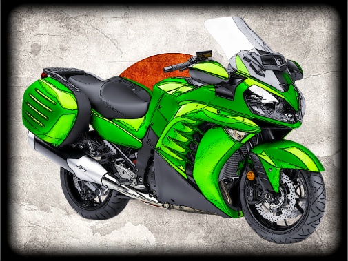 nášivka Kawasaki Concours 
