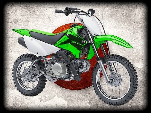 nášivka Kawasaki KLX