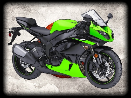 nášivka Kawasaki Ninja ZX 6R