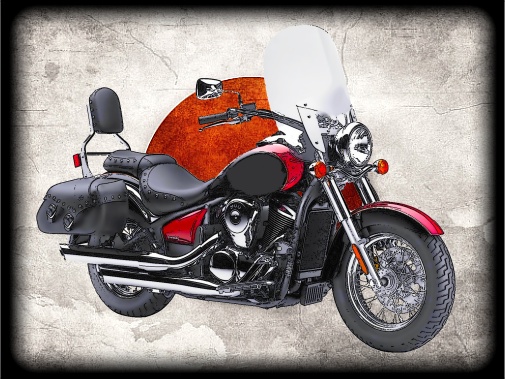 nášivka Kawasaki Vulcan 900 Classic LT