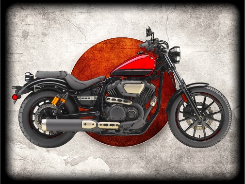 nášivka YAMAHA Bolt R-Spec RED