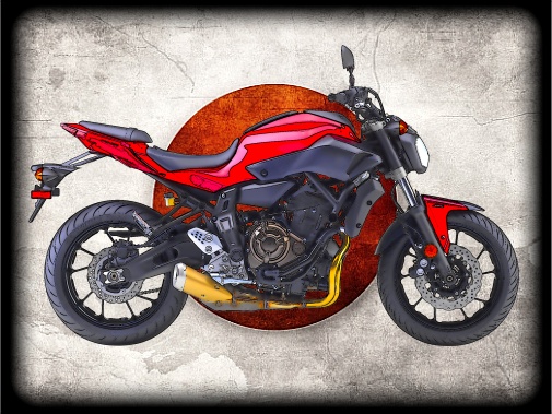 nášivka YAMAHA FZ-07 ABS
