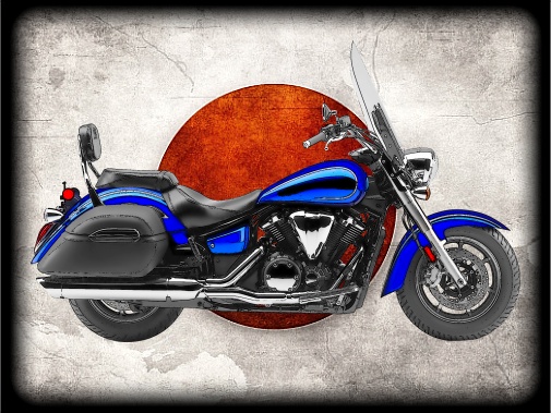 nášivka YAMAHA V-Star 1300 Tourer