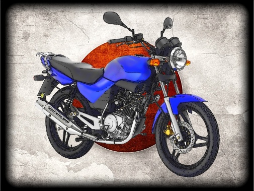 nášivka Yamaha YBR 125