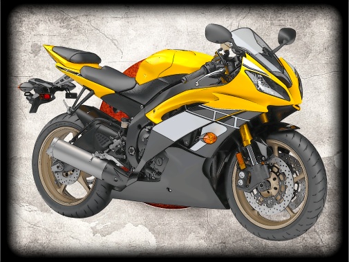 nášivka YAMAHA YZF-R6 II