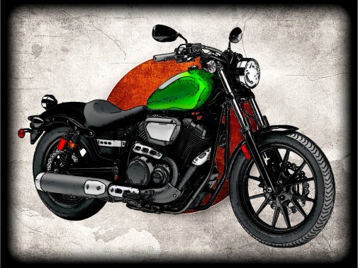 nášivka Yamaha Star-Bolt