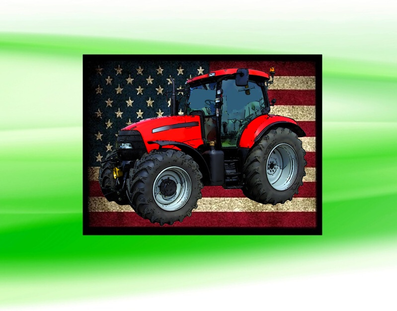 nášivka s traktorem CASE IH 140 PUMA