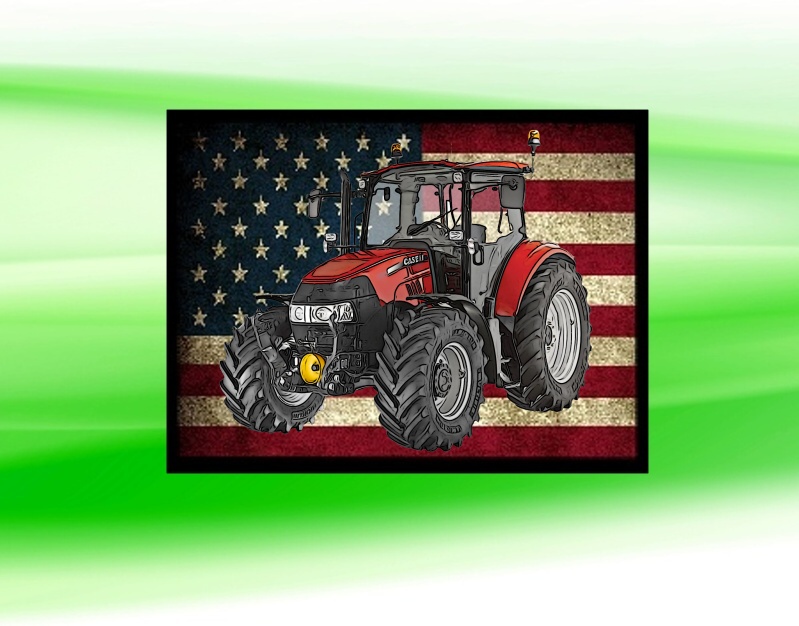 nášivka s traktorem Case Farmall 115U Pro 