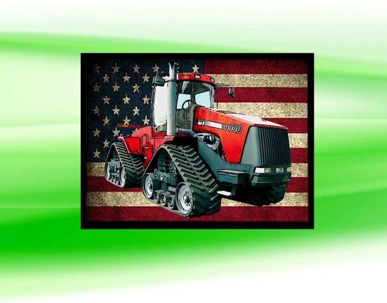 nášivka s traktorem CASE IH STX 440