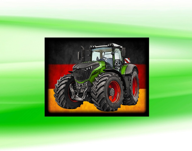 nášivka s traktorem Fendt 1000 Vario