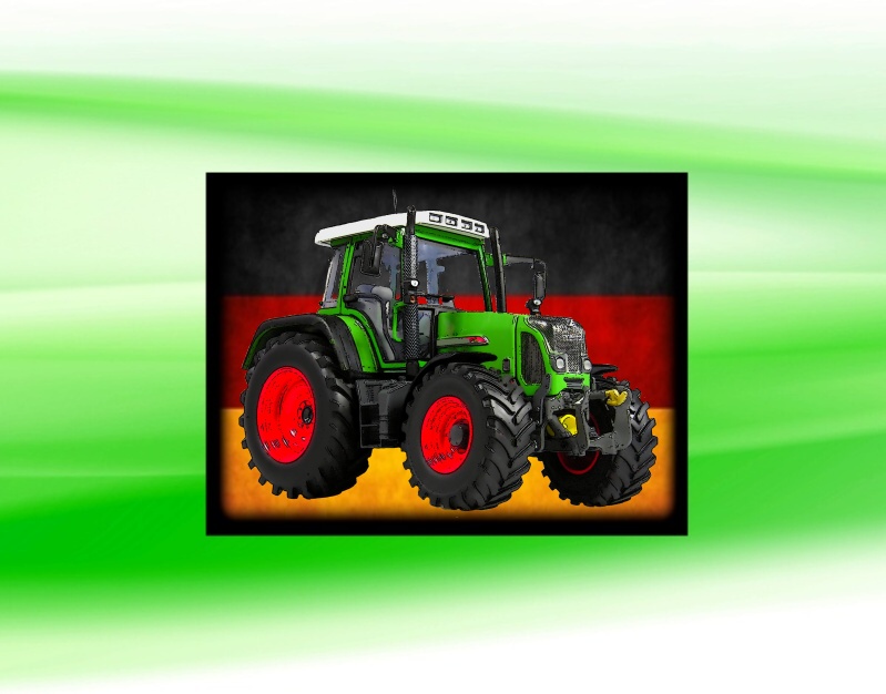 nášivka s traktorem Fendt 1