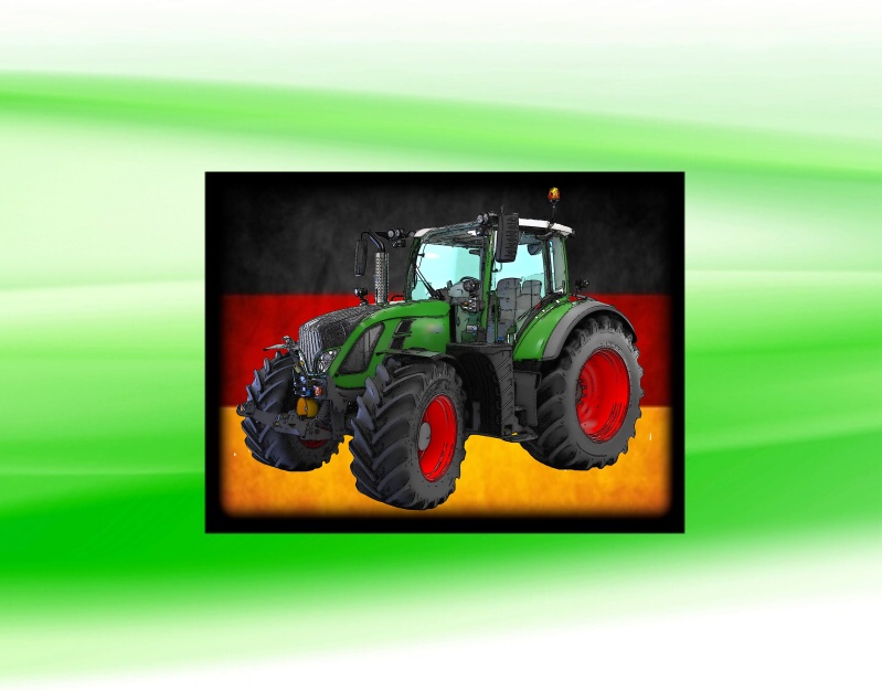 nášivka s traktorem Fendt 2