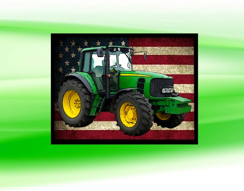 nášivka s traktorem John Deere 6930