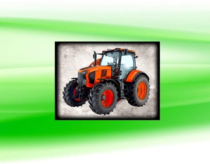 nášivka s traktorem KUBOTA