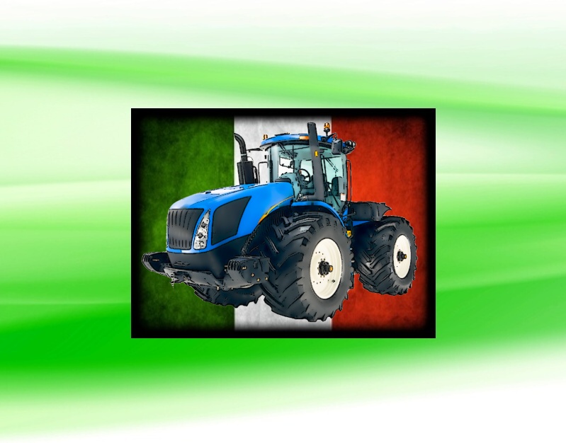 nášivka s traktorem NEW HOLLAND T9