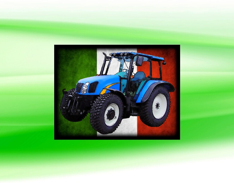 nášivka s traktorem NEW HOLLAND T5050