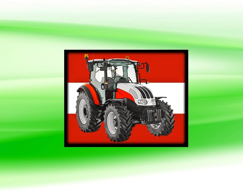 nášivka s traktorem Steyr 4095