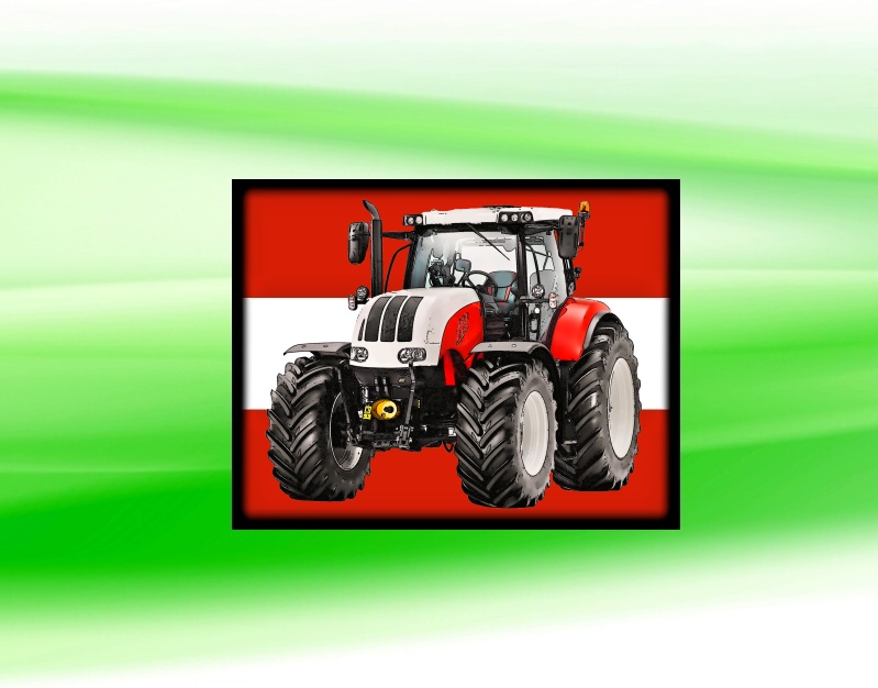 nášivka s traktorem Steyr cvt 6240