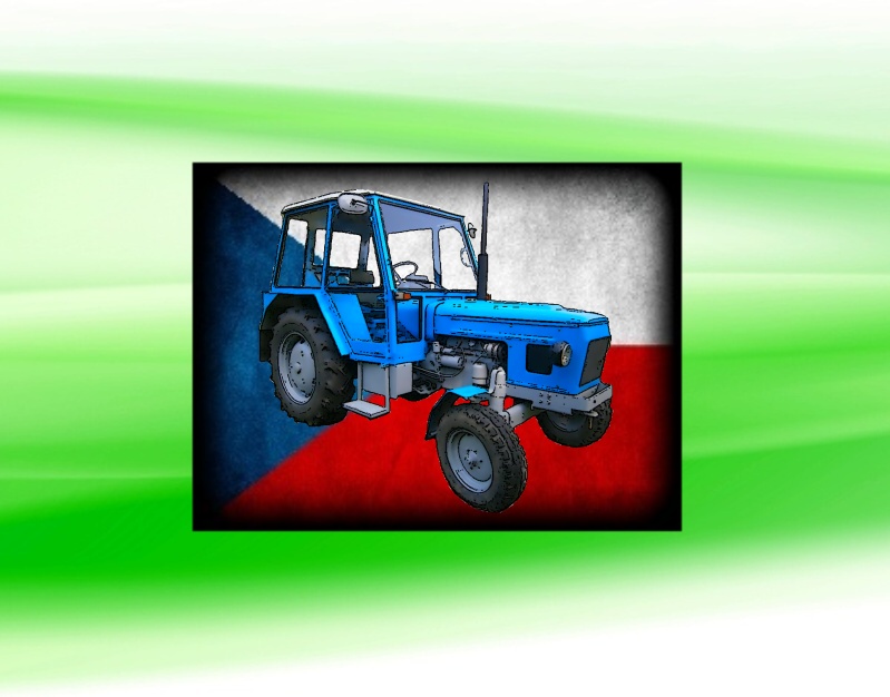 nášivka s traktorem ZETOR 6911