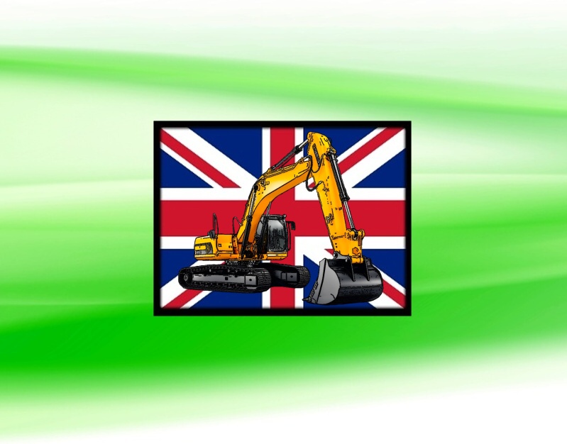 nášivka s bagrem JCB  JS290