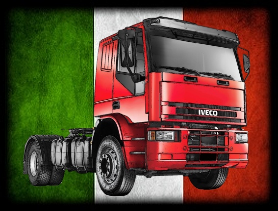 nášivka náklaďák tahač IVECO 320