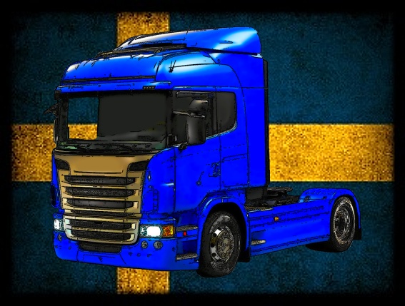 nášivka náklaďák tahač SCANIA II