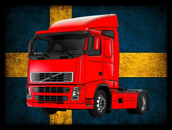 nášivka náklaďák tahač VOLVO 