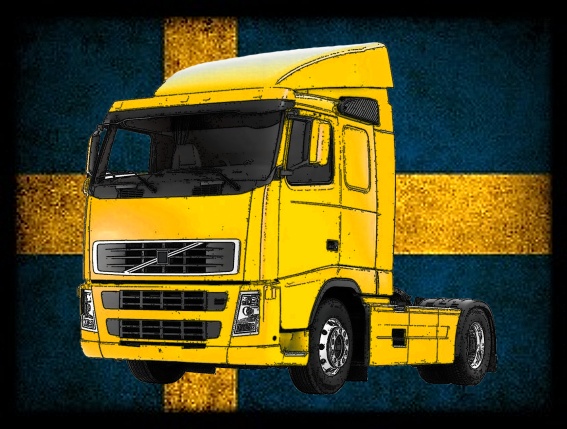 nášivka náklaďák tahač VOLVO II