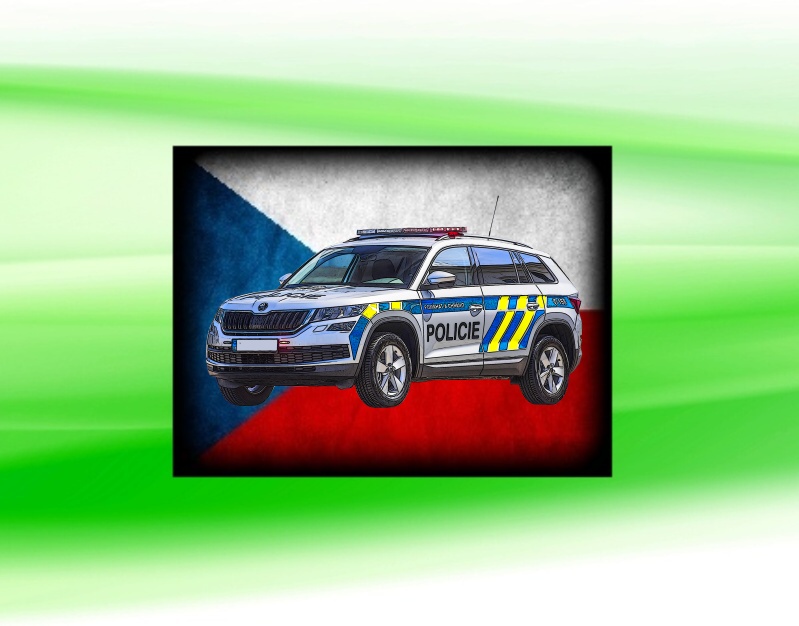 nášivka POLICIE  KODIAQ 