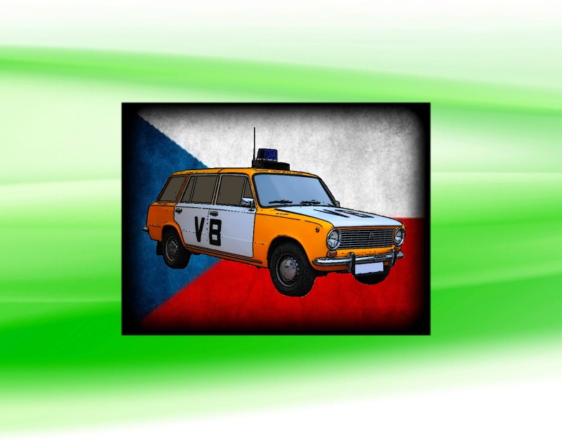 nášivka POLICIE  lada