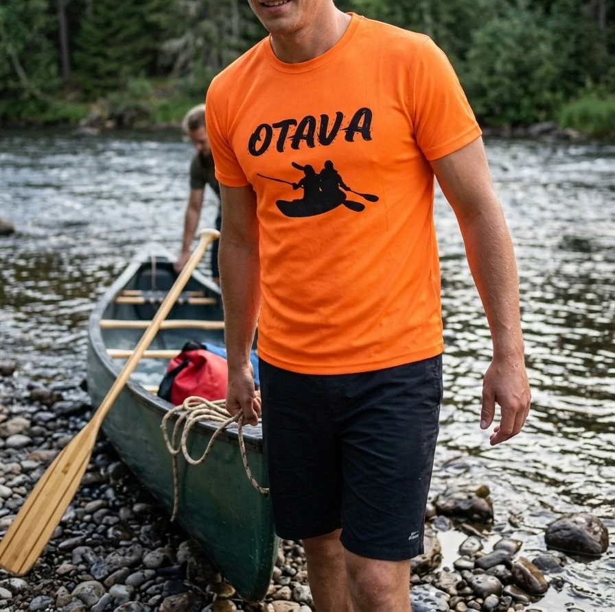 Moon River Otava vodácké tričko limetkové velikost M