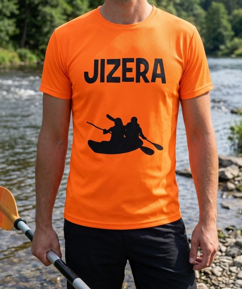 Moon River Jizera vodácké tričko oranžové velikost M