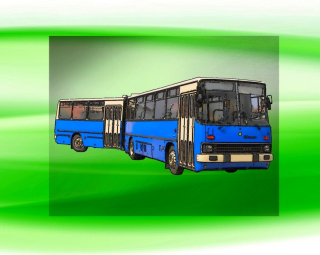 autobus IKARUS 280 DTF nažehlovačka 16x7 cm