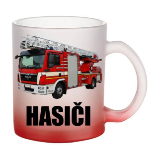 Skleněný hrnek MAN žebřík II