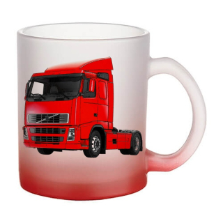 Skleněný hrnek s tahačem Volvo III
