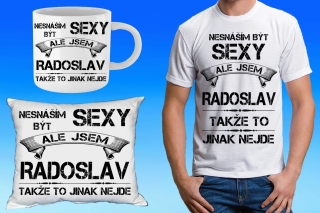 RADOSLAV  dárkový set se jménem 