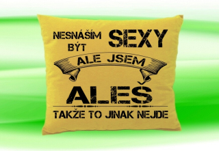 Moon River ALEŠ polštářek se jménem velikost 30x40 cm