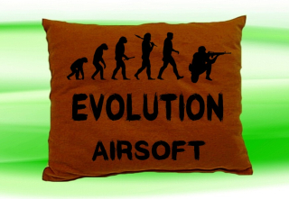Moon River Evolution Airsoft polštář hnědý 30x40 cm