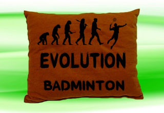 Moon River Evolution Badminton polštář hnědý 30x40 cm