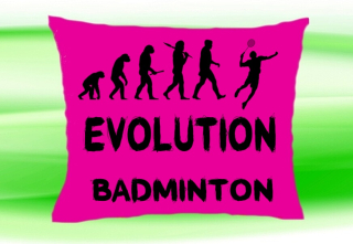 Moon River Evolution Badminton polštář růžový 30x40 cm