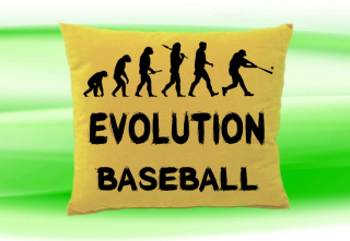 Moon River Evolution Baseball polštář béžový 30x40 cm
