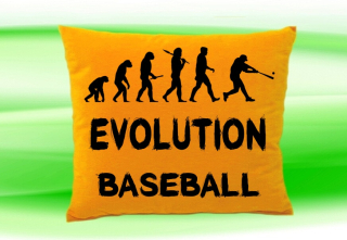 Moon River Evolution Baseball polštář medový 30x40 cm