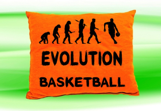 Moon River Evolution Basketbal polštář oranžový 30x40 cm