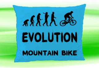 Moon River Evolution MOUNT AIN BIKE polštář tyrkysový 30x40 cm