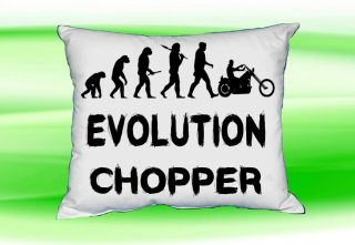 Moon River Evolution Chopper polštář bílý 30x40 cm